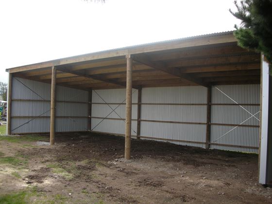 Custom Built Pole shed Waiuku erected on site Cocky's Corner